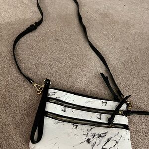 Charming Charlie Marble-Effect Crossbody Bag